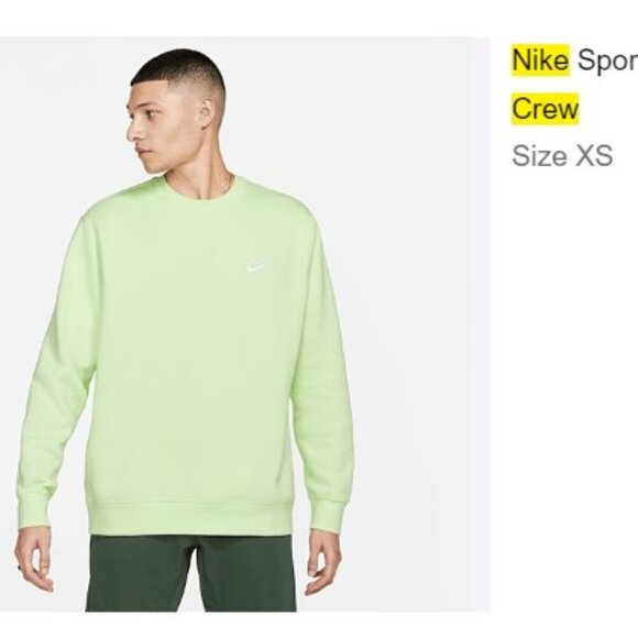 Nike - Sportswear Club Fleece Crew Sweatshirt - Unisex - Picture 13 of 16